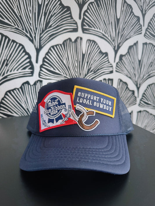 Support Your Local Cowboy Trucker Hat