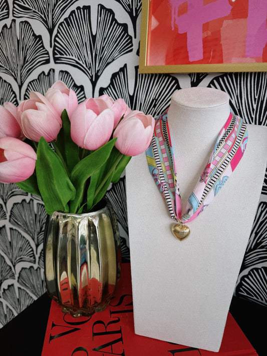 Fancy Girl Scarf Necklace