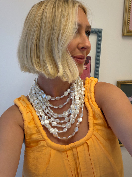 Multiple Layer Pearl Necklace