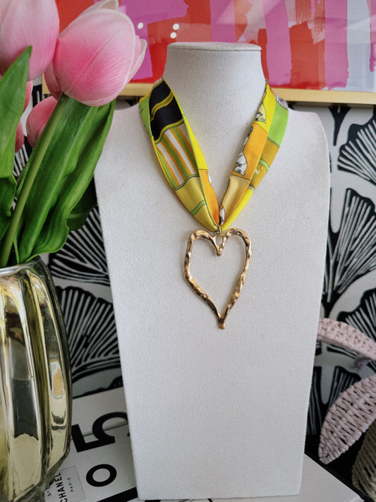 Golden Hoof Scarf Necklace