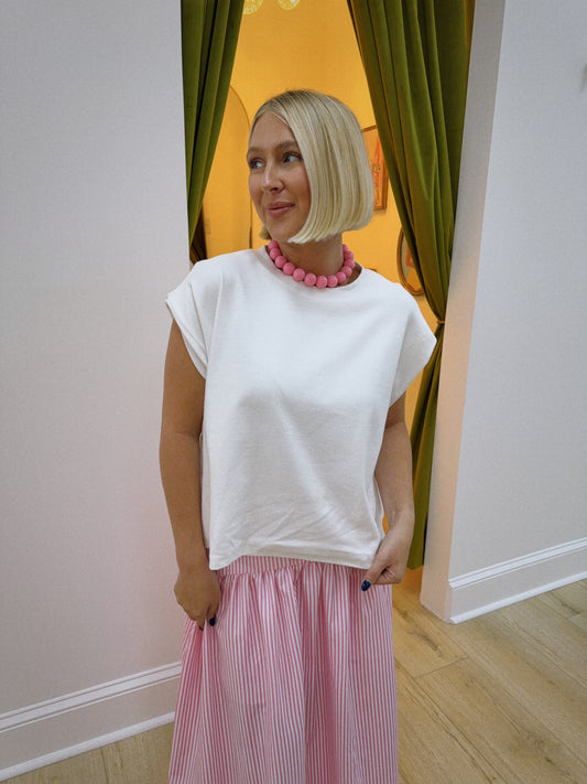 Simply Chic Tee - White