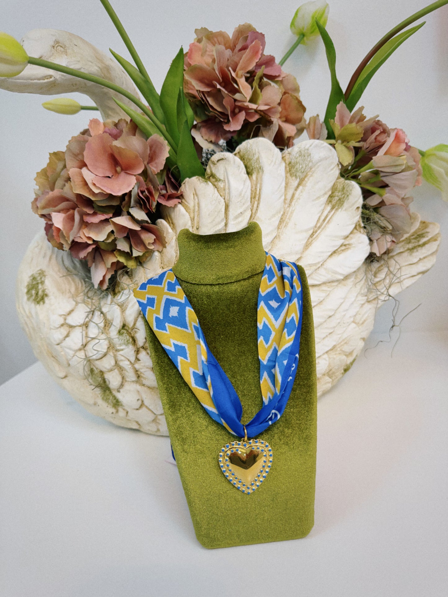 The Polished Charm Scarf Necklace