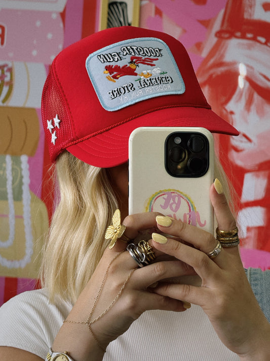 Rooster Run Vintage Trucker Hat