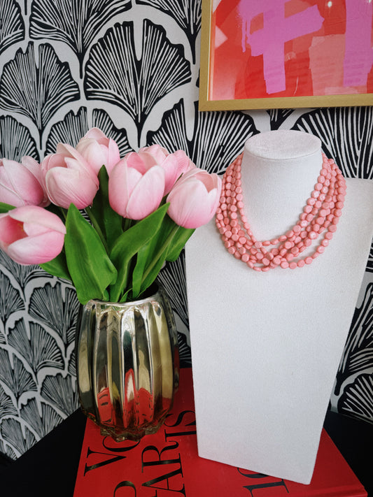 Fun & Fab Necklace - Blush