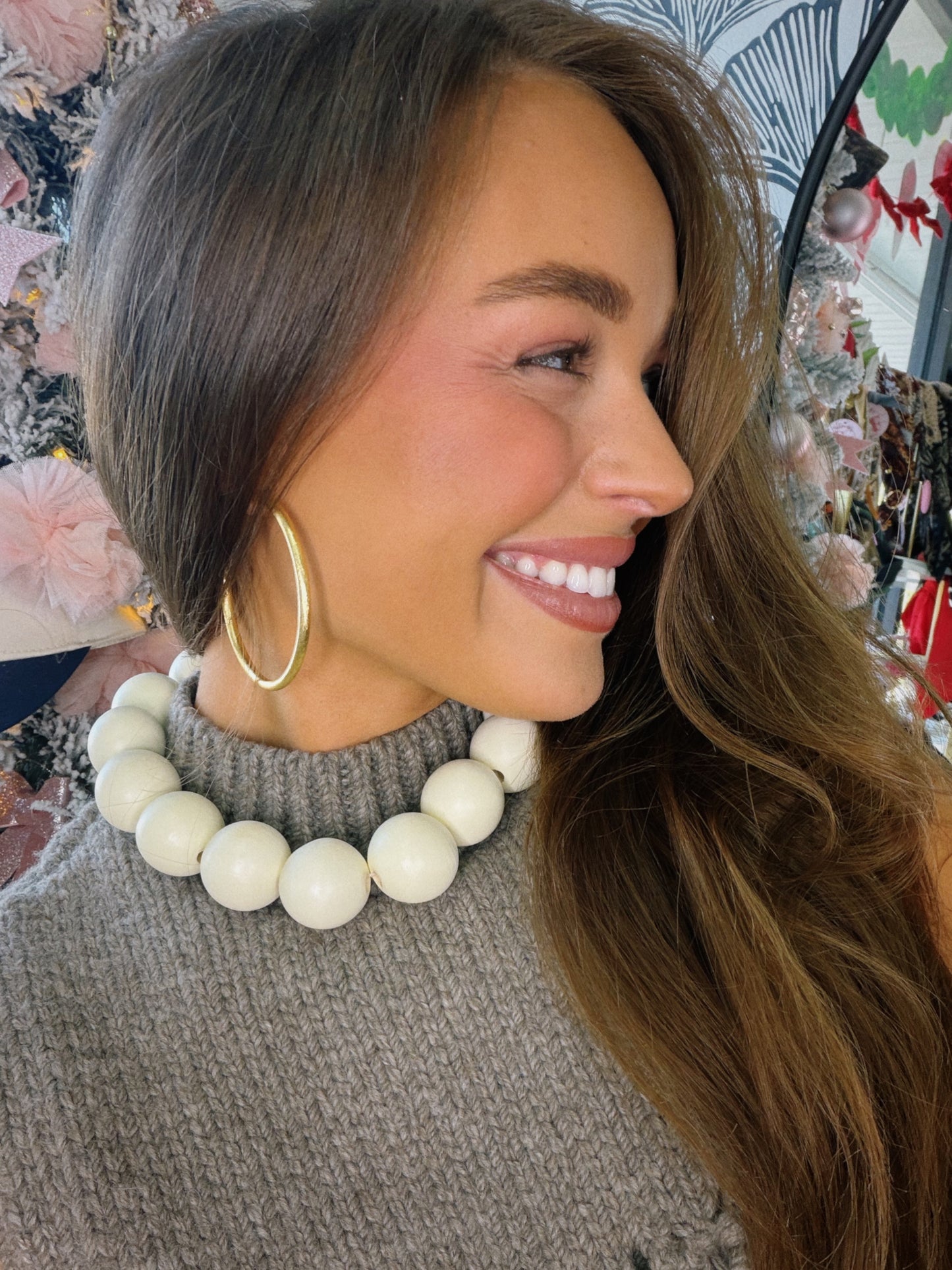 Cream Grace Necklace