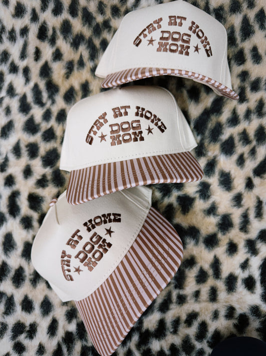 Stay At Home Dog Mom Trucker Hat