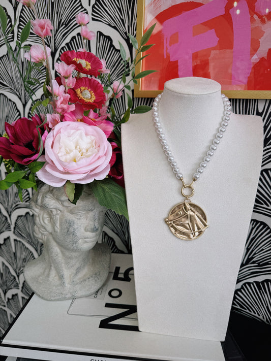 Saddle Up Horse Necklace
