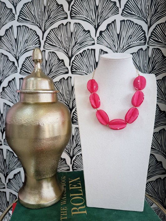 Painted Pretty Necklace - Pink