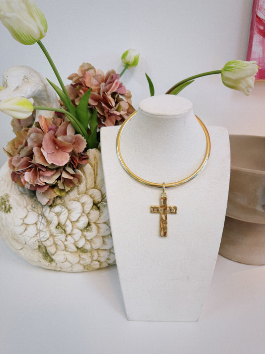 Cross Statement Necklace