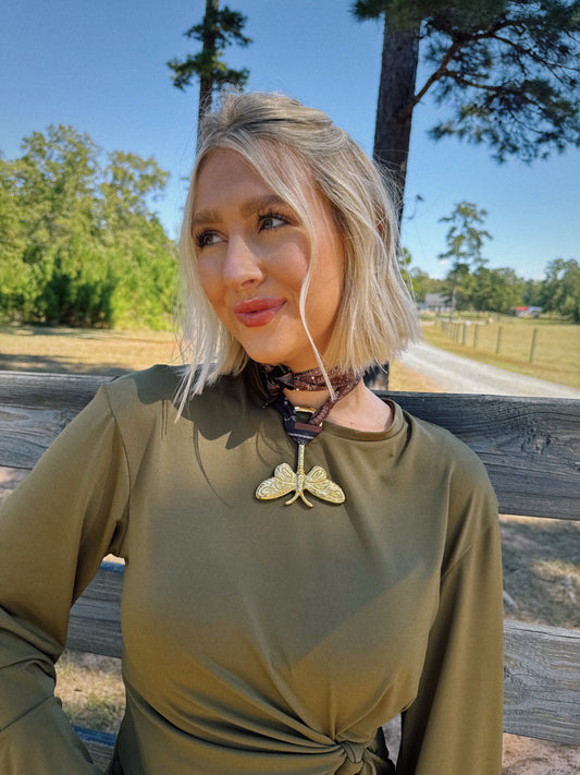 Dragonfly Vintage Necklace