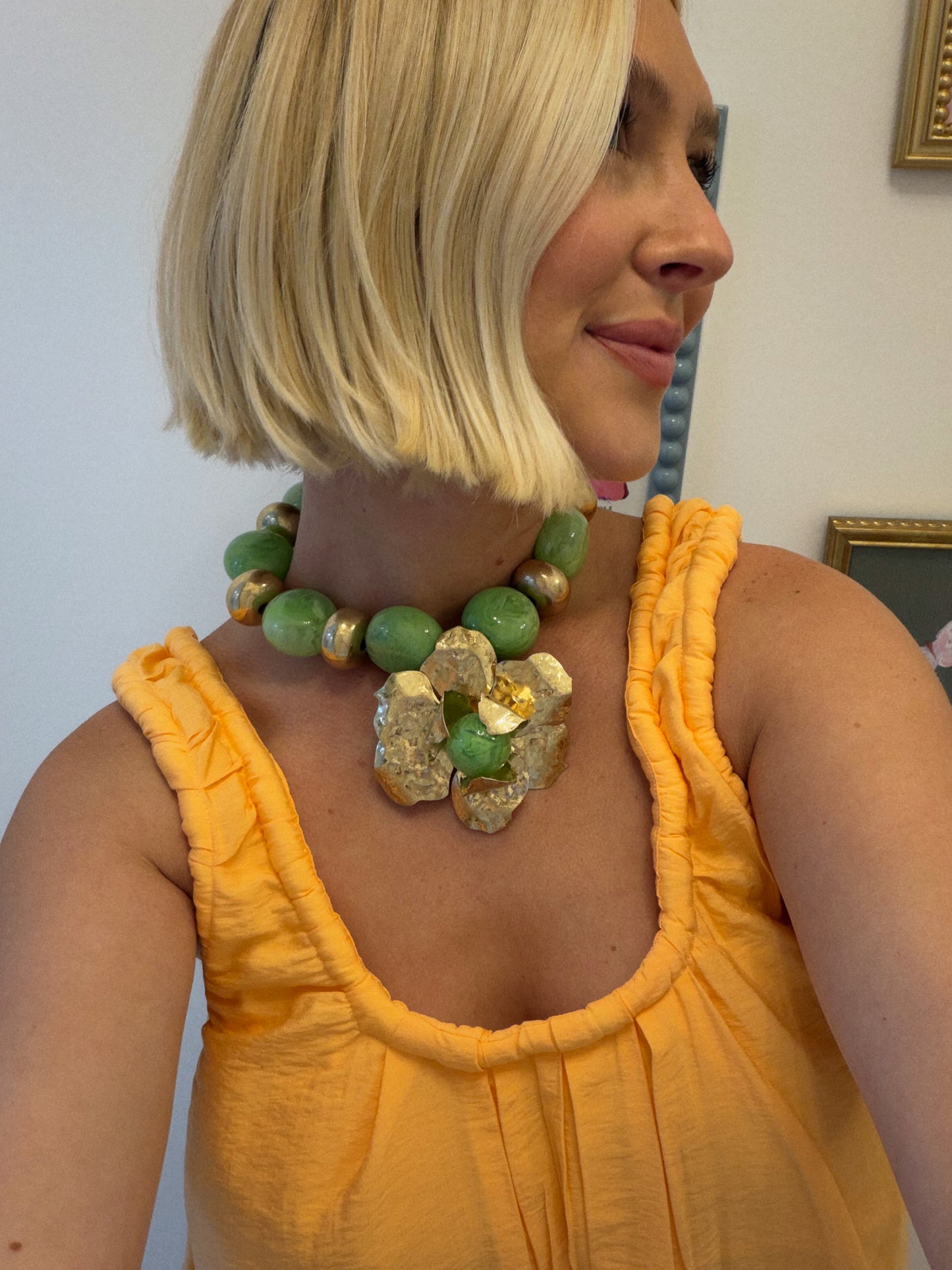 The Soleil Necklace - Green
