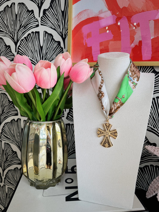 Power Wrap Scarf Necklace