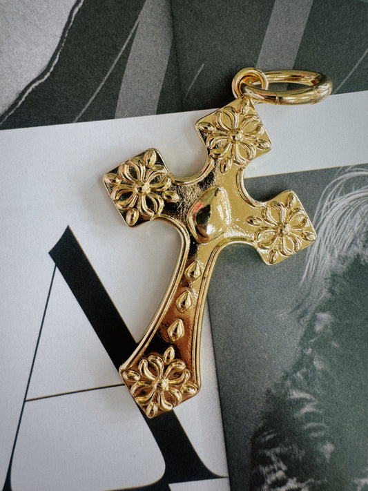 Textured Cross Pendant