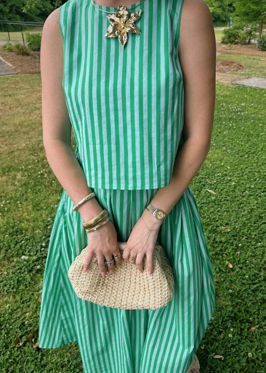 Straw Clutch Mini Bag
