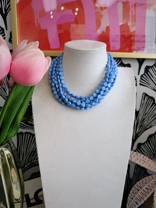 Fun & Fab Necklace - Blue