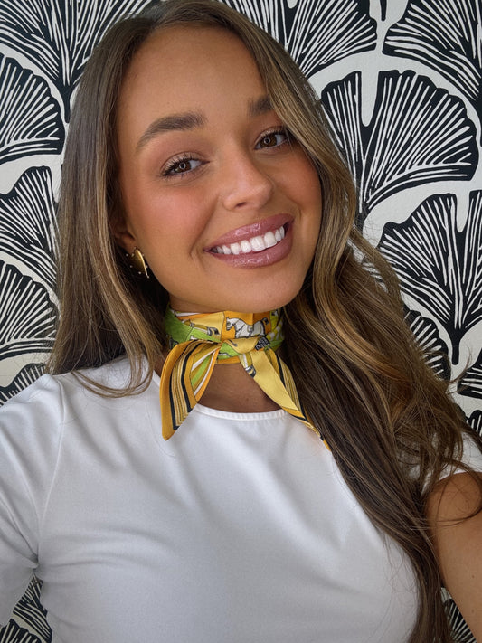 Giddy Up Scarf - Yellow