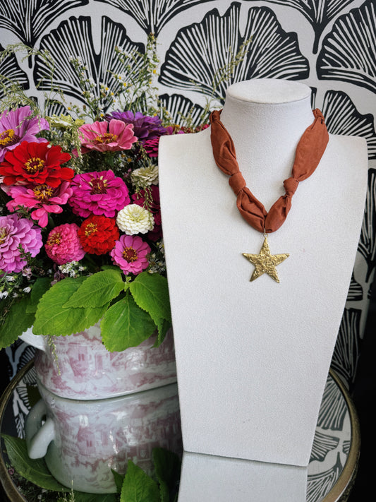 Lone Star Scarf Necklace