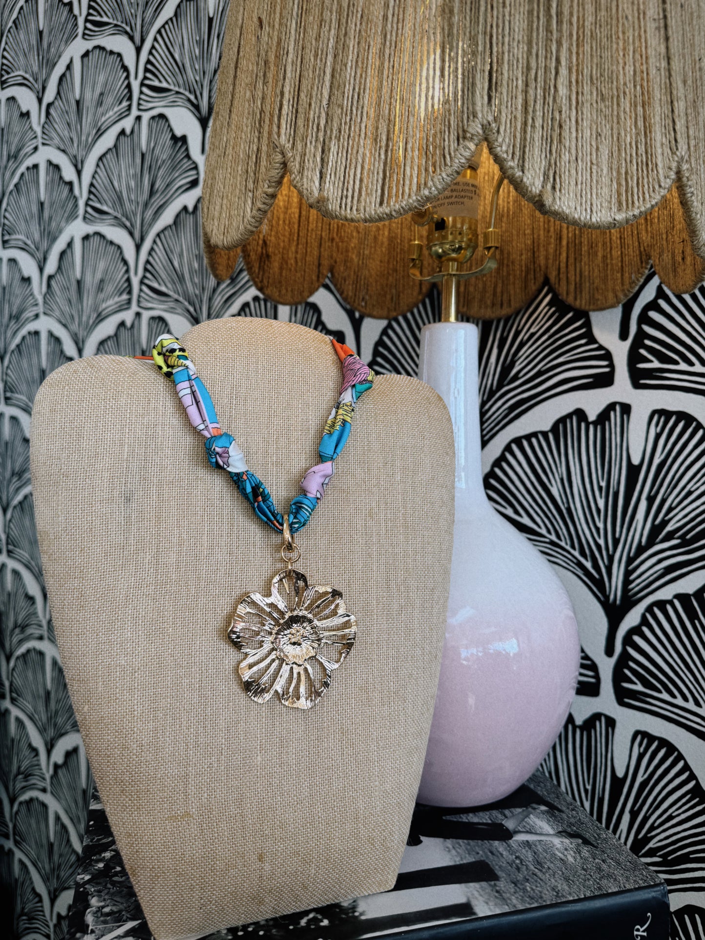 Wildflower Scarf Necklace