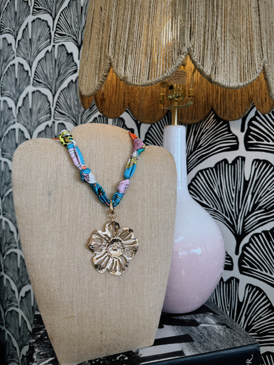 Wildflower Scarf Necklace
