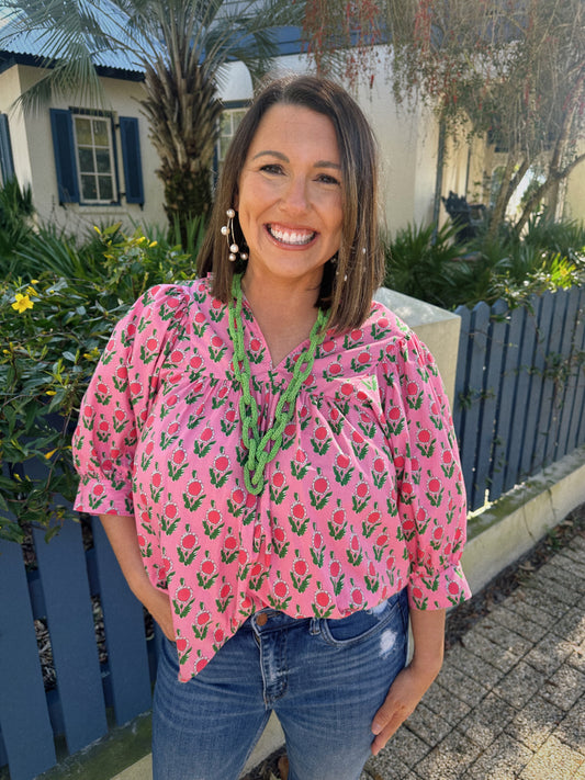 Pink Petal Top