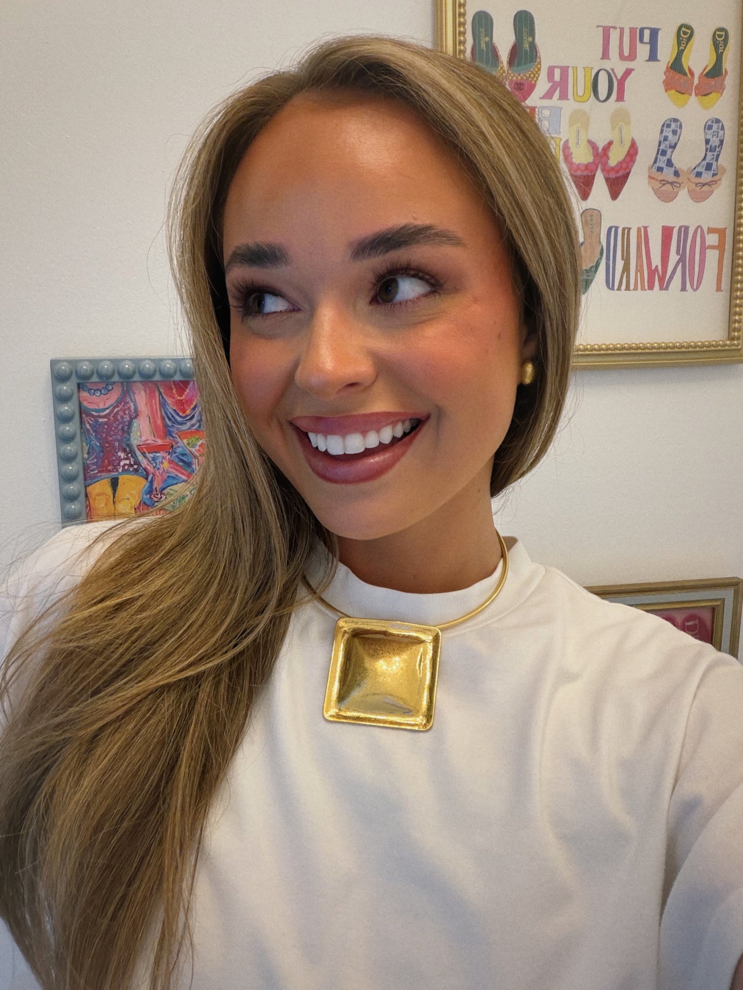 Square Statement Necklace