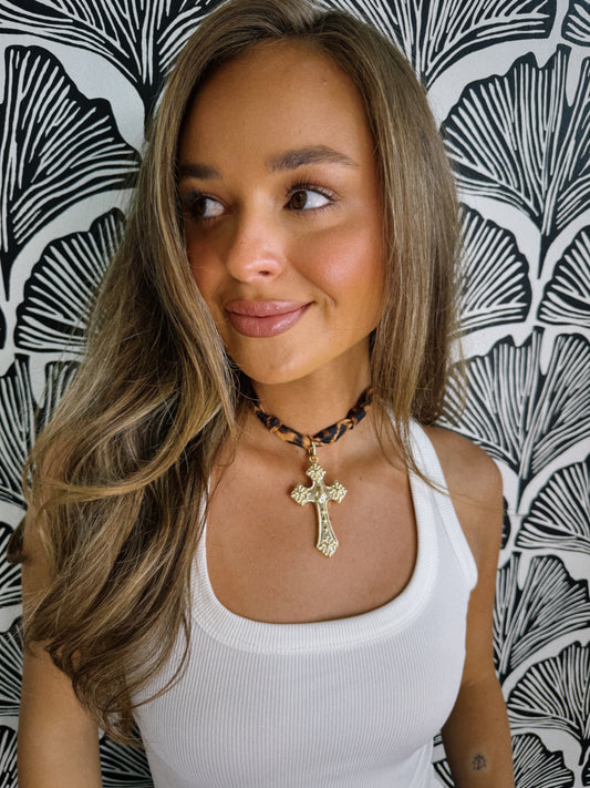 You Won't Forget Scarf Necklace