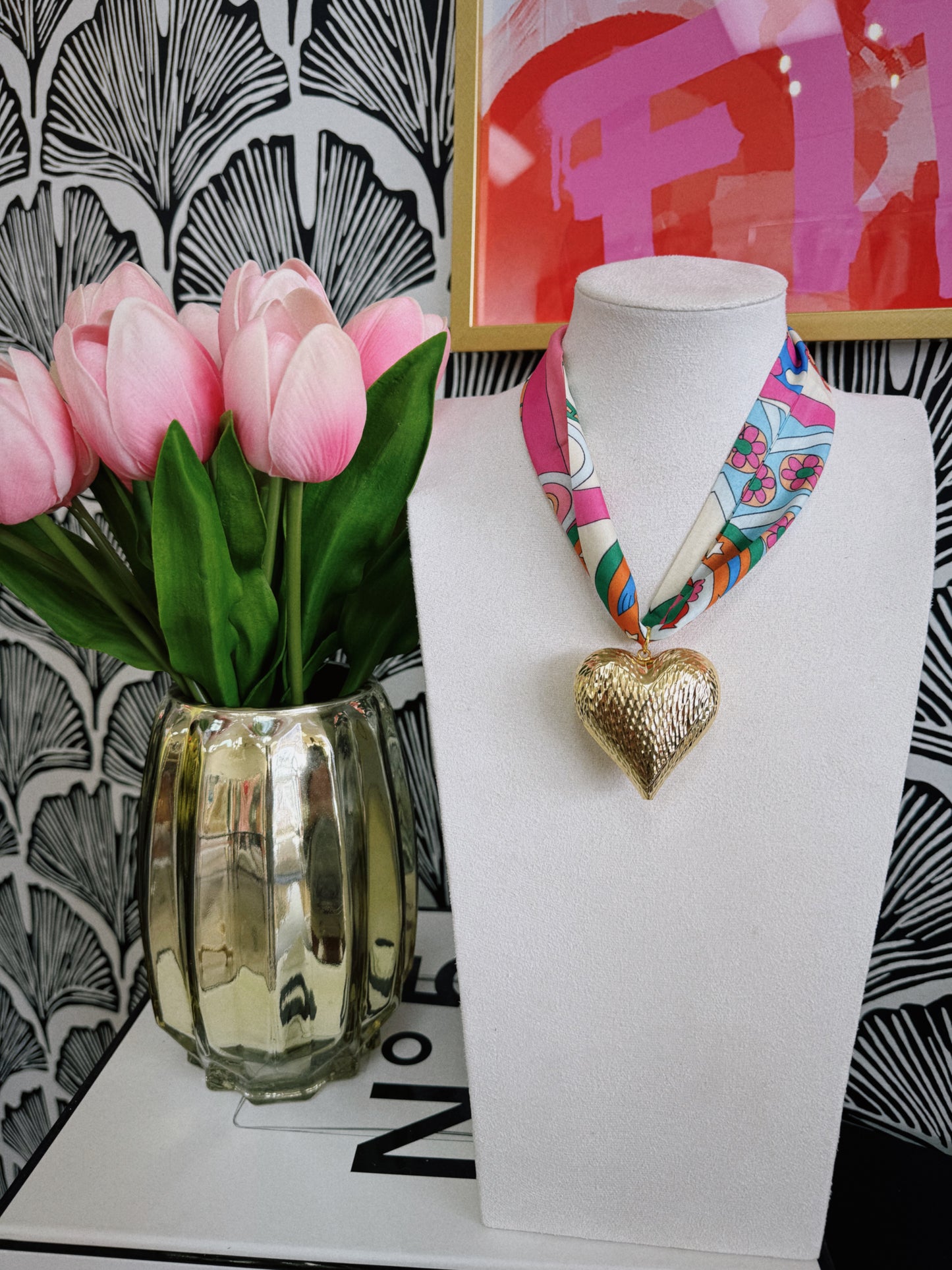 Bold Scarf Necklace