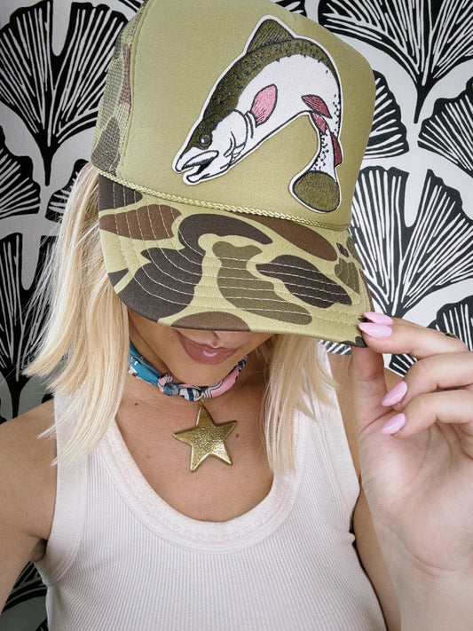 Trout & About Trucker Hat