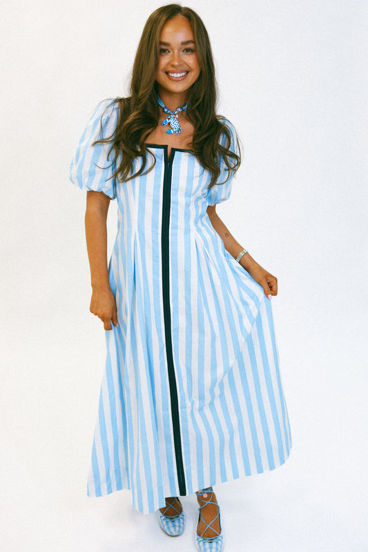 Seaside Stroll Midi - Blue